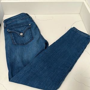 Hudson Collin flap skinny ankle jeans, size 27